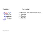 Numeruojamieji ir ženklinamieji sąrašai 11 puslapis