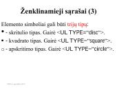 Numeruojamieji ir ženklinamieji sąrašai 4 puslapis