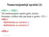 Numeruojamieji ir ženklinamieji sąrašai 6 puslapis