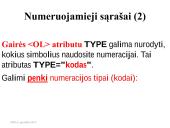 Numeruojamieji ir ženklinamieji sąrašai 7 puslapis