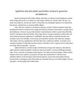 Egoistinio arba altruistinio pasirinkimo motyvai ir gyvenimo perspektyvos
