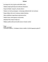 Autorių kartojimas prieš VBE 20 puslapis