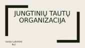 Jungtinių Tautų organizacija (JTO) skaidrės