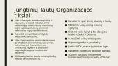 Jungtinių Tautų organizacija (JTO) skaidrės 4 puslapis