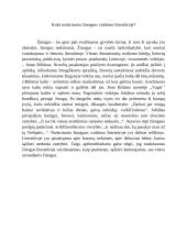 Koks nuskriausto žmogaus vaidmuo literatūroje?