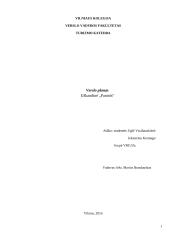 Verslo planas: restoranas - užkandinė