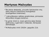 Martyno Mažvydo gyvenimas 2 puslapis