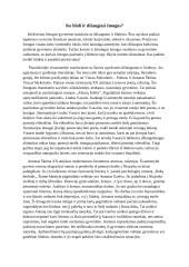 Ko liūdi ir džiaugiasi žmogus?