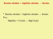 Bazinių oksidų cheminės savybės 11 puslapis