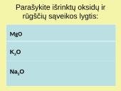 Bazinių oksidų cheminės savybės 14 puslapis