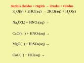 Bazinių oksidų cheminės savybės 9 puslapis