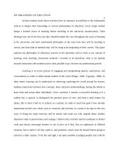 My Philosophy of Education 2 puslapis