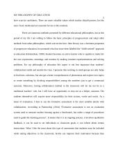 My Philosophy of Education 3 puslapis