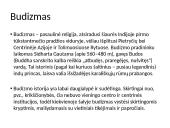 Budizmas skaidrės 2 puslapis