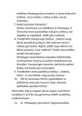 J. Marcinkevičiaus "Mindaugas" 2 puslapis