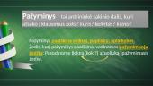 Antrininkės sakinio dalys: pažyminys 2 puslapis