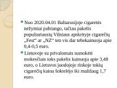 Kontrabandinių cigarečių problemos analizė Vilniaus apskrityje 13 puslapis