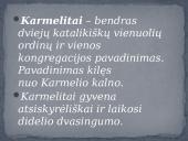 Pristatymas apie vienuolių ordiną (karmelitus) 2 puslapis