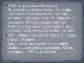 Pristatymas apie vienuolių ordiną (karmelitus) 6 puslapis