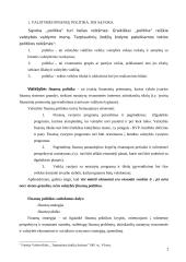 Valstybės finansų politika 2 puslapis