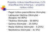 Projekto rizikos valdymas 15 puslapis