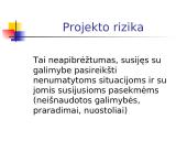 Projekto rizikos valdymas 4 puslapis