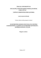 Elektroninės valdžios įgyvendinimas: Joniškio rajono atvejis 