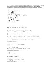 Taikomoji mechanika - ašinės jėgos ir normaliniai įtempimai 3 puslapis
