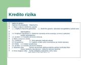 Banko likvidumo ir kredito rizikos valdymas 8 puslapis