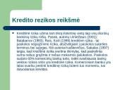 Banko likvidumo ir kredito rizikos valdymas 9 puslapis