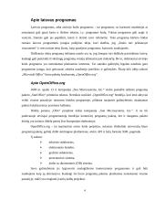 Lietuvybė biuro programų pakete OpenOffice 4 puslapis