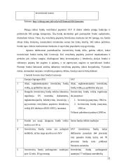 Investcinių fondų veikla  11 puslapis