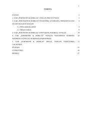 UAB ,,PORTMANN & DOBILAS” finansinė analizė