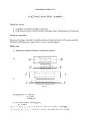 Varžtinių sandūrų tyrimas 1 puslapis