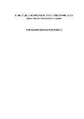 Rinkodaros komunikacijos tobulinimas UAB “Progresyvios investicijos”