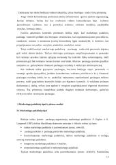 Marketingo padalinių organizavimas 15 puslapis