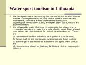 Healthiness and sport tourism industry in Lithuania    7 puslapis