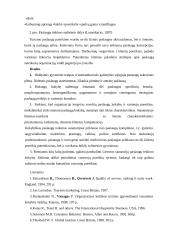 Turizmo paslaugų vartotojų elgsenos ypatumai 15 puslapis