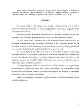 Rekreacinės veiklos analizė Kretingos dvaro komplekse 3 puslapis