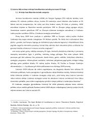 Atvirojo koordinavimo metodo taikymas ES socialinės politikos srityje 3 puslapis