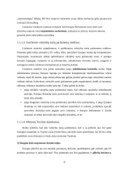  ES biudžeto formavimas ir paskirstymo ypatumai  8 puslapis