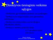 Tiesioginis Europos Bendrijos teisės taikymas ir veikimas 13 puslapis