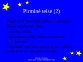 Tiesioginis Europos Bendrijos teisės taikymas ir veikimas 8 puslapis