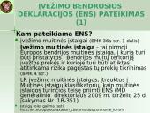 Įvežimo bendroji deklaracija (ENS)  14 puslapis