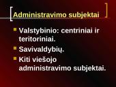 Administracinė teisė skaidrės 5 puslapis