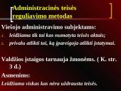 Administracinė teisė skaidrės 9 puslapis
