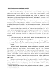 Informacinės visuomenės kūrimo strateginės nuostatos ir raida Europos Sąjungoje 4 puslapis