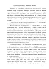 Sėkmingo parlamentinės sistemos veikimo prielaidos 3 puslapis