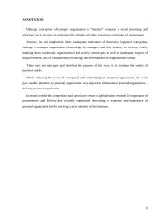 Prekybos tinklo "Senukai" transporto padalinio optimizavimas 2 puslapis