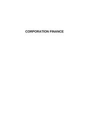 Corporation finance 1 puslapis